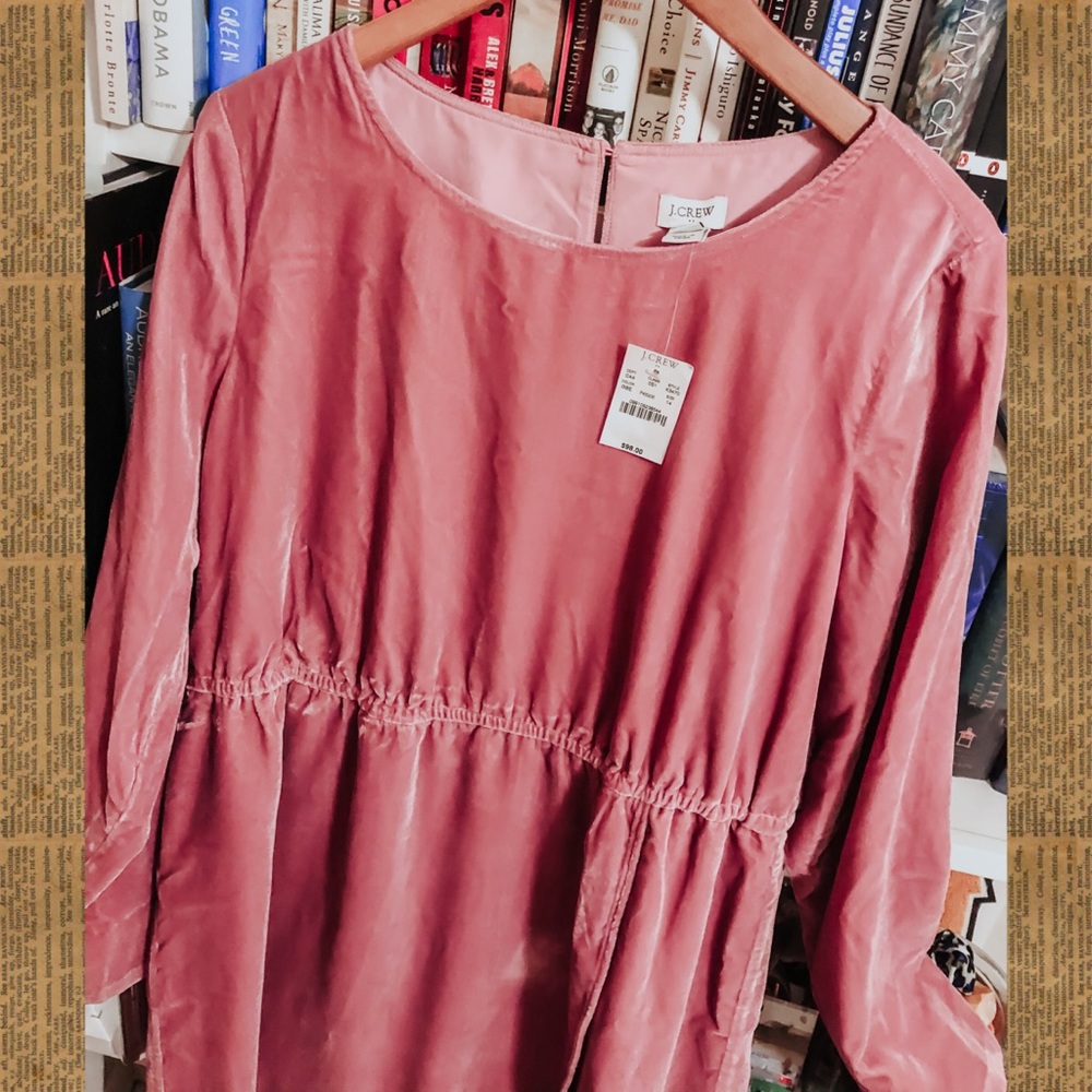 nwt! j. crew pink dress - Picture 2 of 5